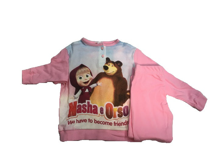 Pigiama Bimba Masha E Orso Art 19510 Colore Foto Misura A Scelta - Foto 9